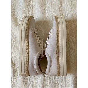 Jack Rogers Canvas Platform Shoes Sz. 8